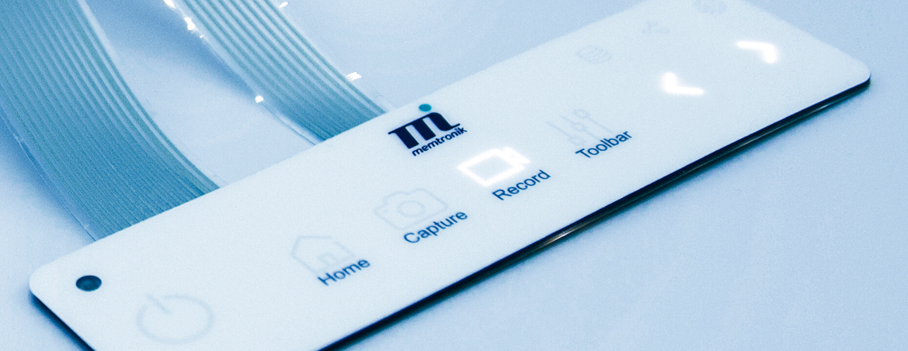 Backlit membrane keyboard - Memtronik